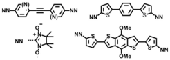 Weakly afm coupled biradicals as spin 1/2 dimers